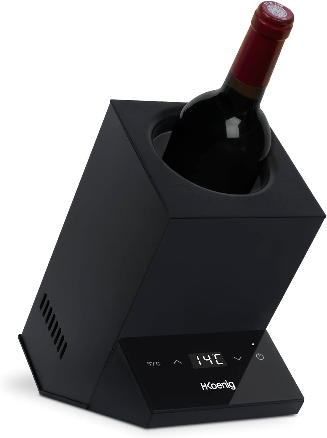 Electric Wine Chiller Single Bottle Silent Cooler Touch Control 5–18°C