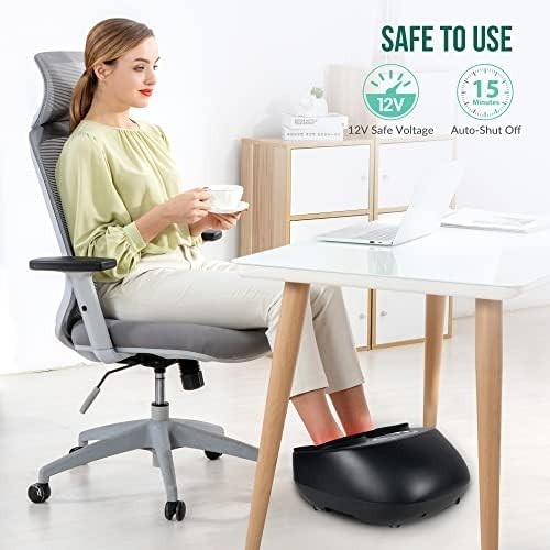 Shiatsu Foot Massager with Heat, Compression & Vibration, Deep Kneading
