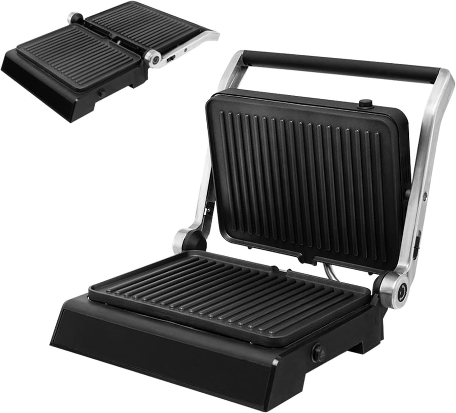 3-in-1 Panini & Sandwich Maker Grill 1200W Non-Stick Bakelite Top