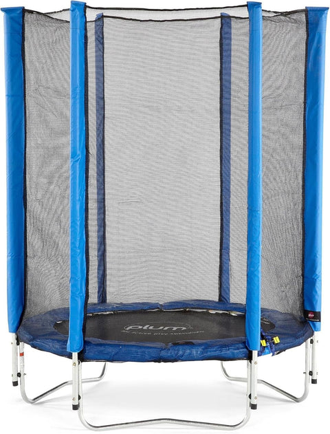 Low Height 4FT Kids Trampoline with Enclosure Net Safe Indoor Outdoor