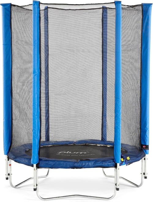 Low Height 4FT Kids Trampoline with Enclosure Net Safe Indoor Outdoor