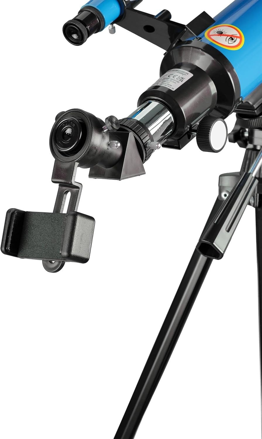 Kids 70/400 Refractor Telescope Set w/ Tripod Backpack & Phone Holder