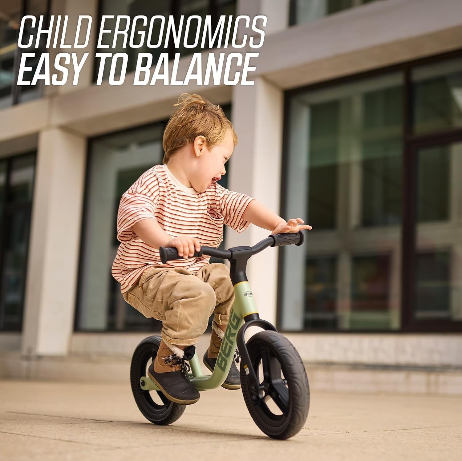 10 Inch Balance Bike Kids Adjustable Seat EVA Tires Lightweight Age 2+