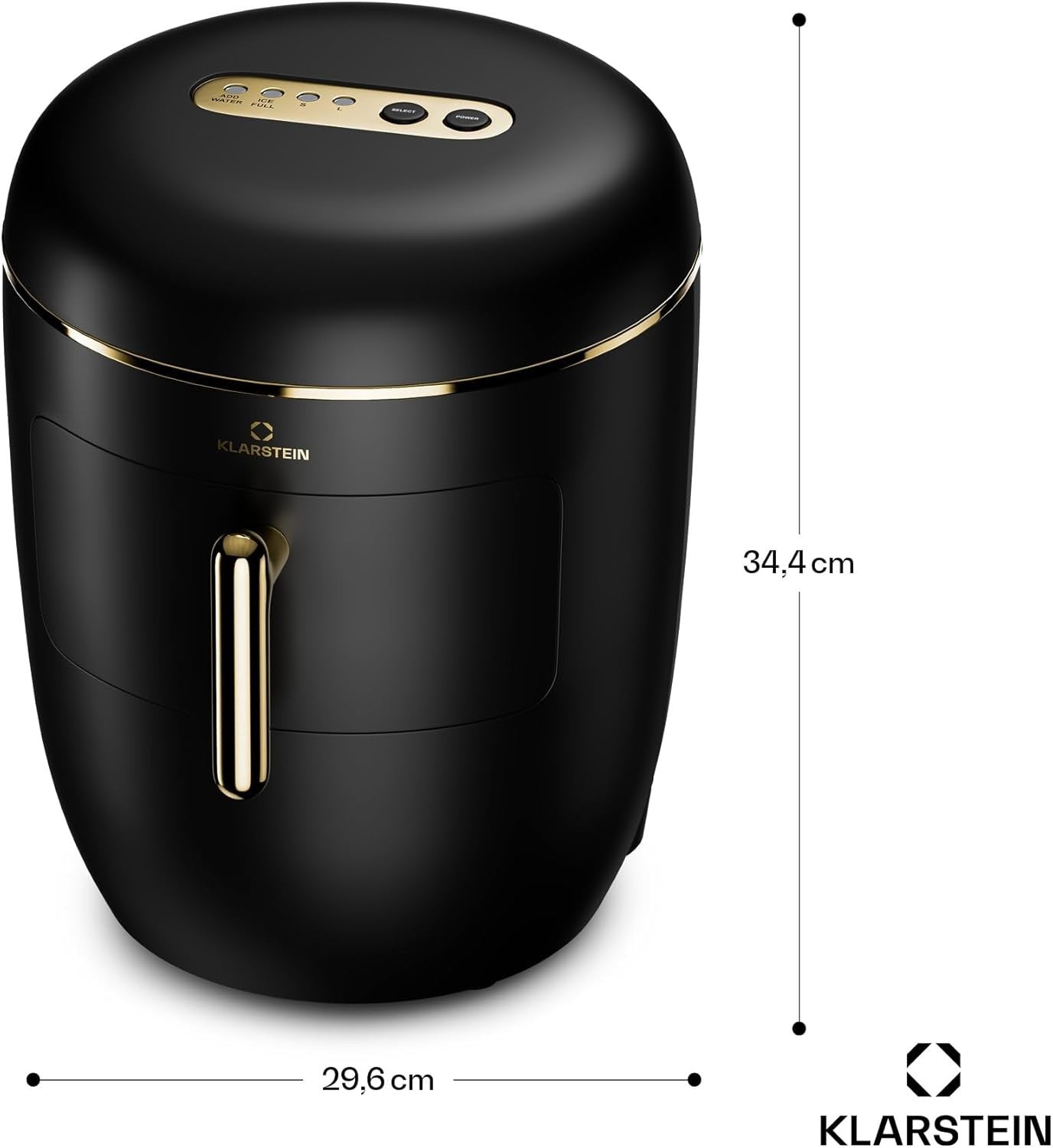 Countertop Ice Maker Machine Fast Bullet Ice 15kg/24h Self Cleaning