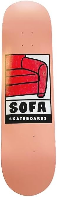 Red 8.375" Canadian Maple Skateboard Deck – Durable Trick & Street Board
