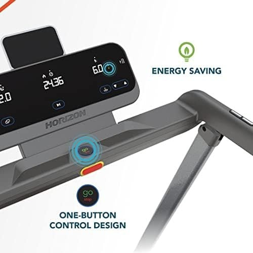 Compact Folding Treadmill 10mph Cushion Deck Bluetooth App Workouts Home Office