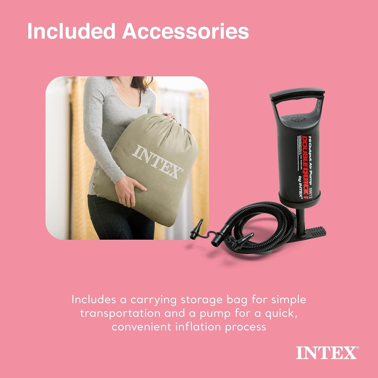 Inflatable Toddler Travel Bed with Pump & Carry Bag – Foldable, Durable, Kids