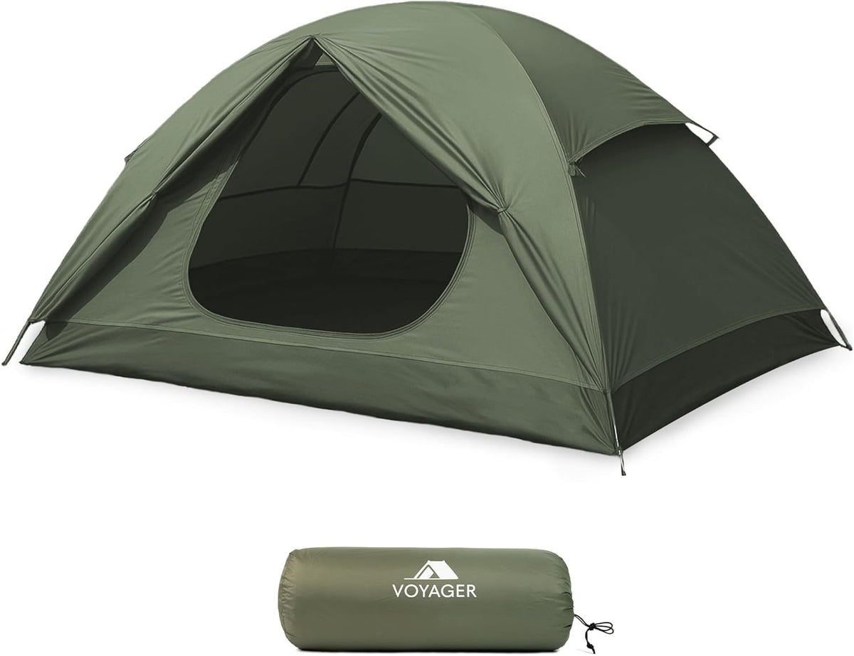 2 Man Dome Camping Tent Waterproof Lightweight Hiking