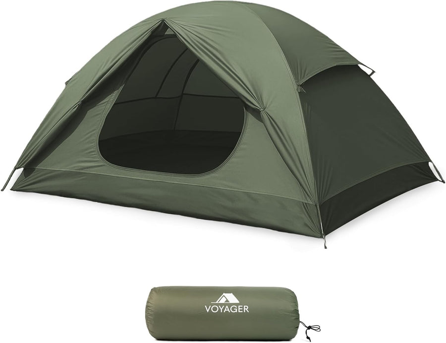 2 Man Dome Camping Tent Waterproof Lightweight Hiking