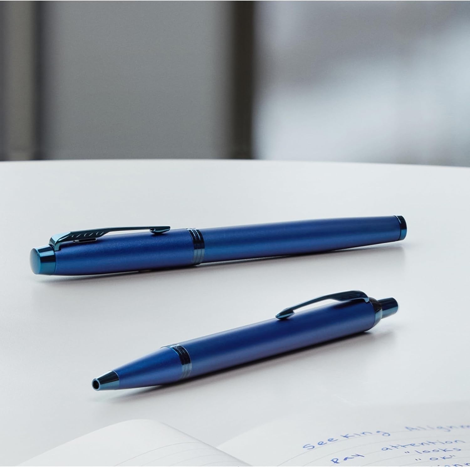 Luxury Blue Ballpoint Pen Medium Point IM Monochrome Gift Box