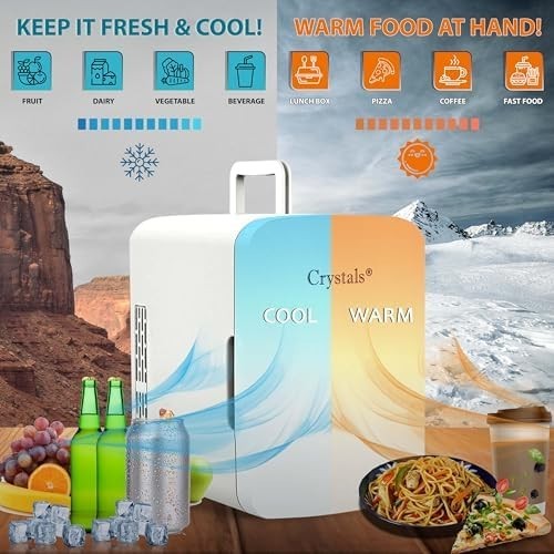 15L Mini Fridge Cooler & Warmer | Compact, Energy Efficient, Quiet 12V DC