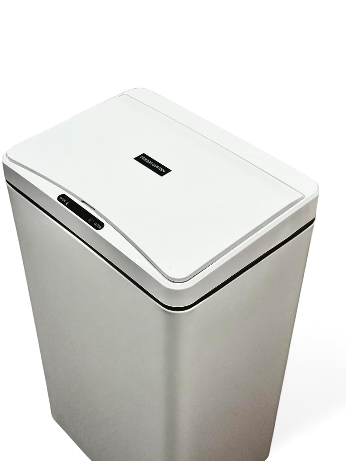 42L Motion Sensor Kitchen Bin Stainless Steel Touchless White
