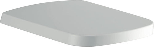 Soft Close Toilet Seat Wrapover Square Duroplast White 45x35cm Steel Hinge