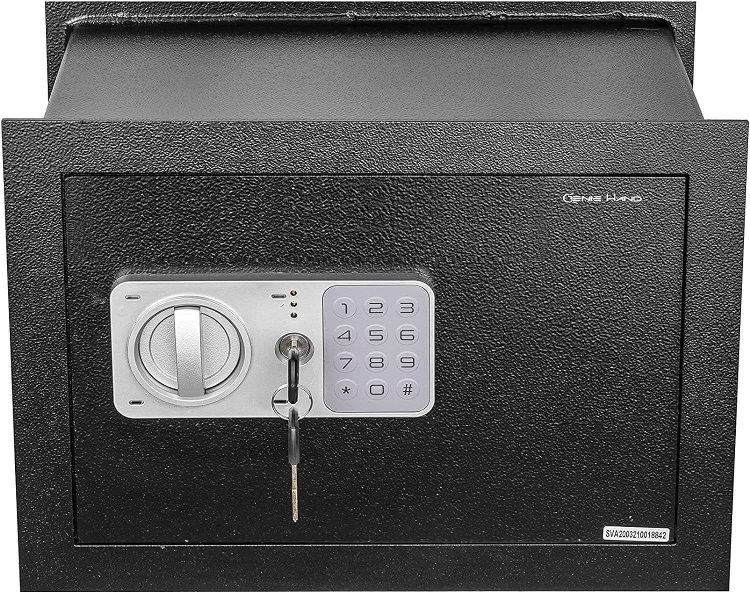 21L Electronic Safe Box Digital Keypad Lock Cash Security Safe Black