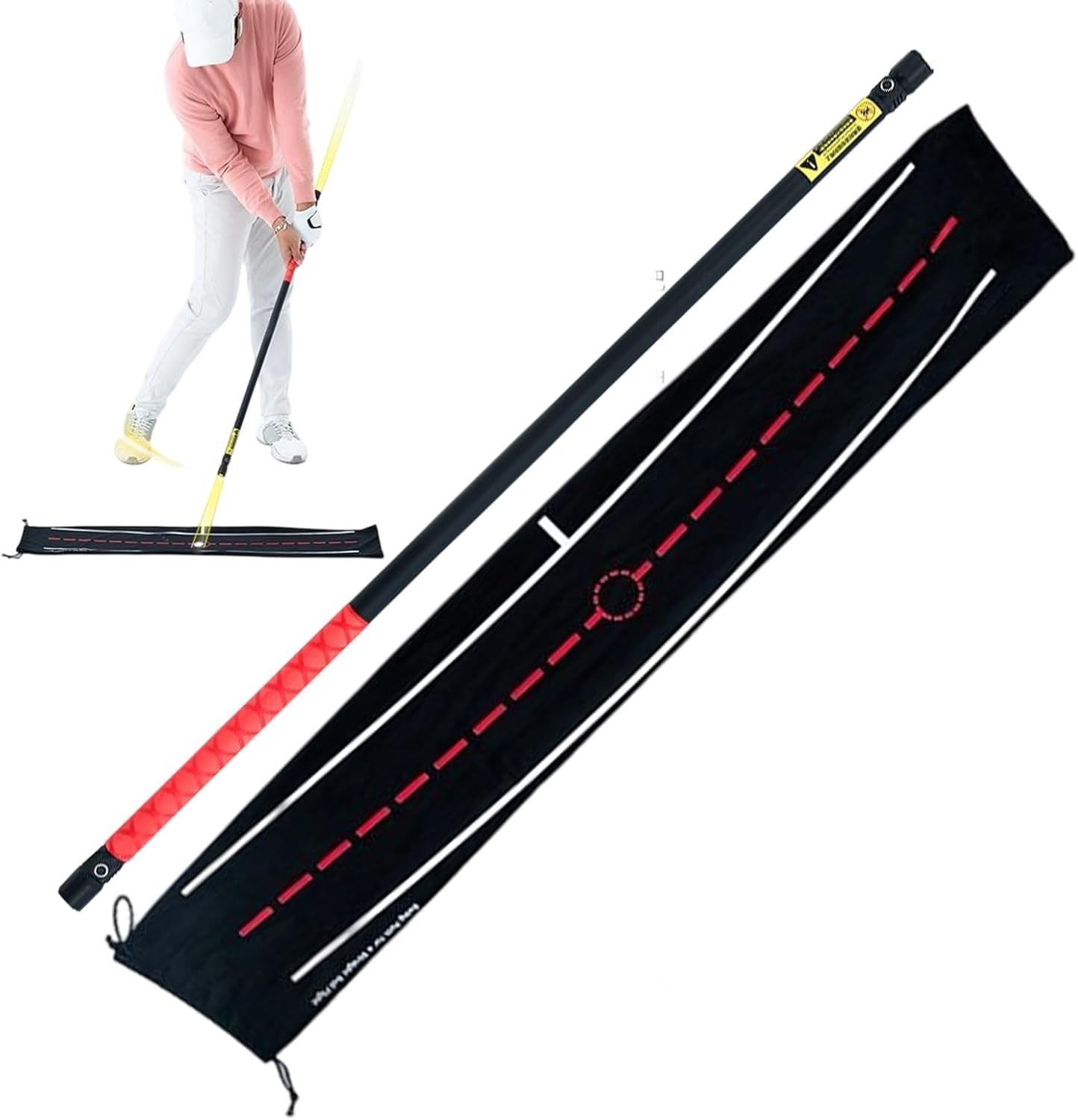 Golf Swing Training Aid Alignment Stick Practice Corrector