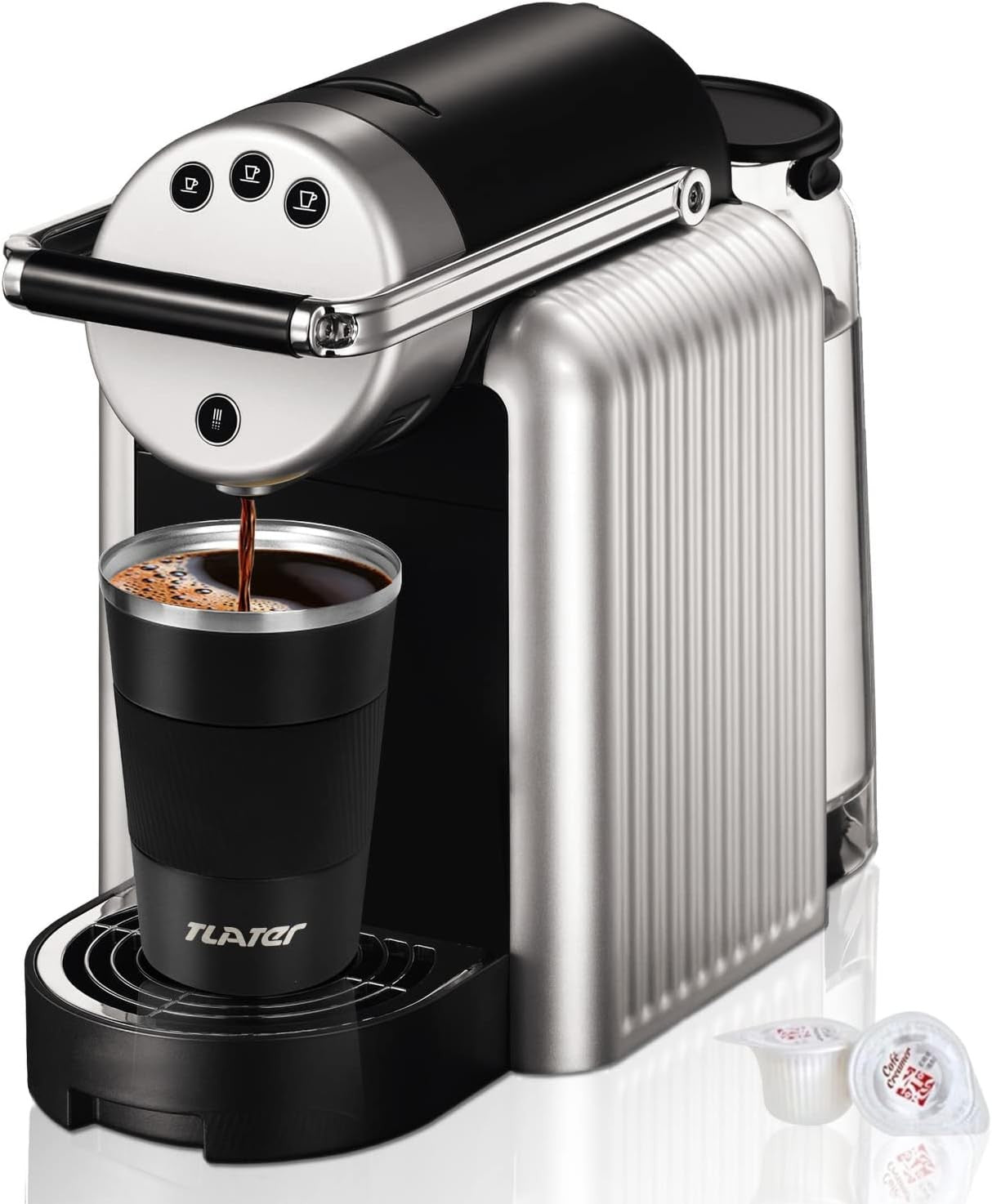 380ml Coffee To Go Mug Stainless Steel Leakproof Black