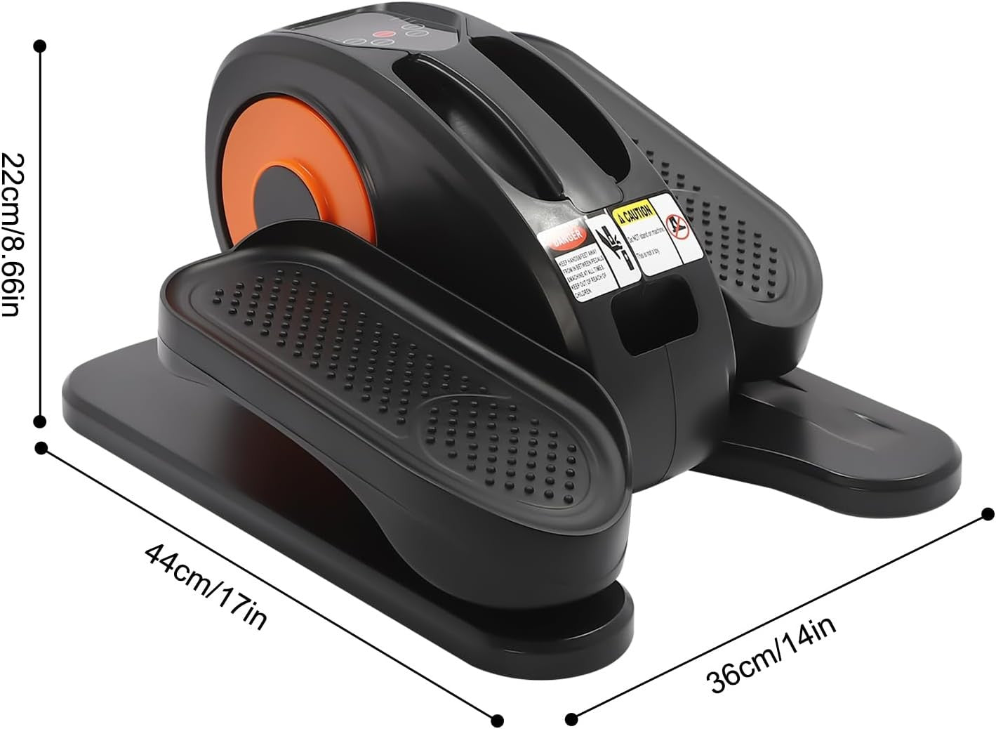 Under Desk Electric Elliptical Trainer Quiet Seated Leg Exerciser Home Office