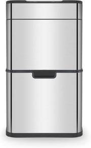 50L Touchless Recycling Bin | Automatic Sensor Trash Can Stainless Steel