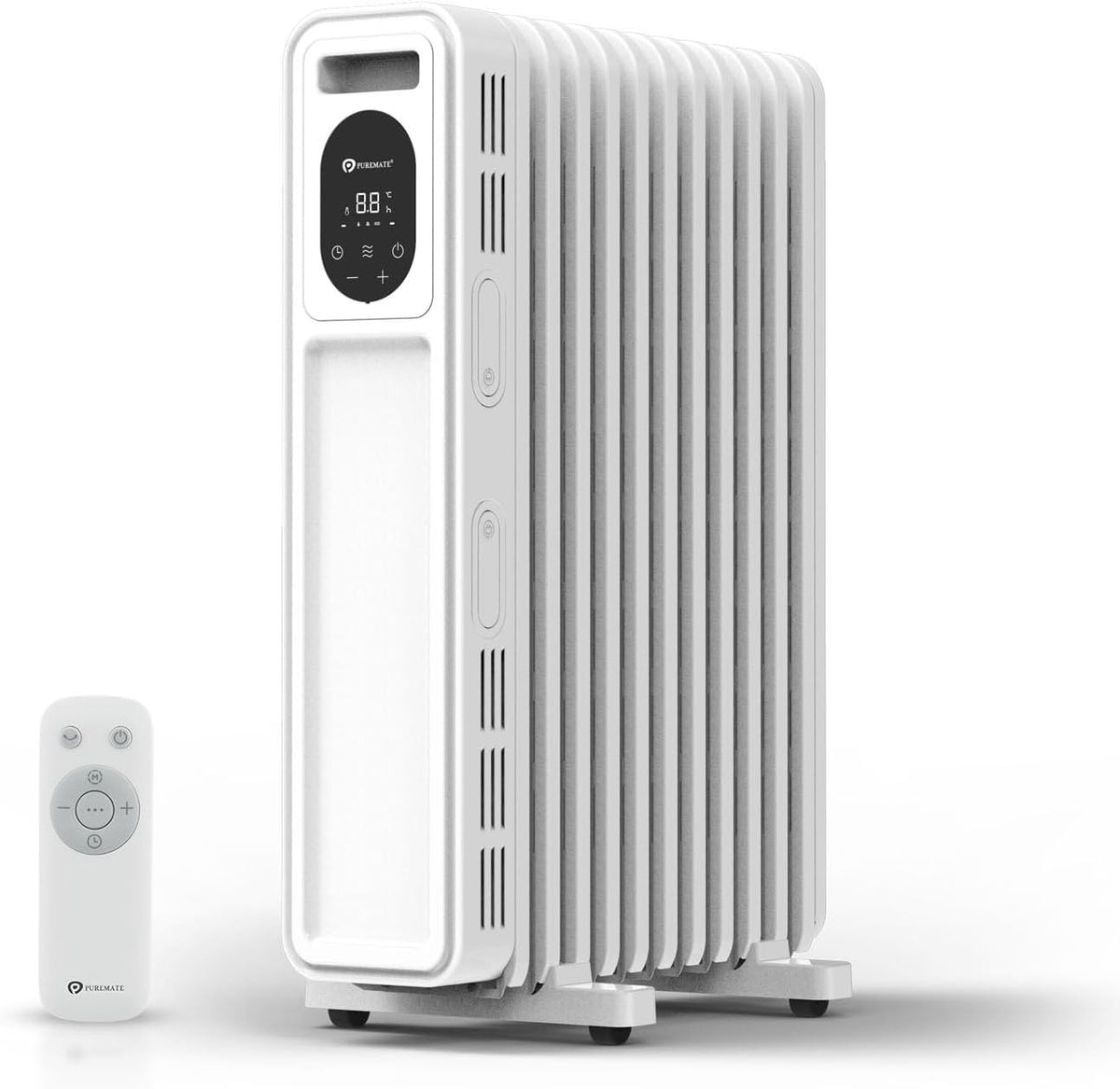 2300W Oil Filled Radiator Heater with Remote Timer & Digital Thermostat