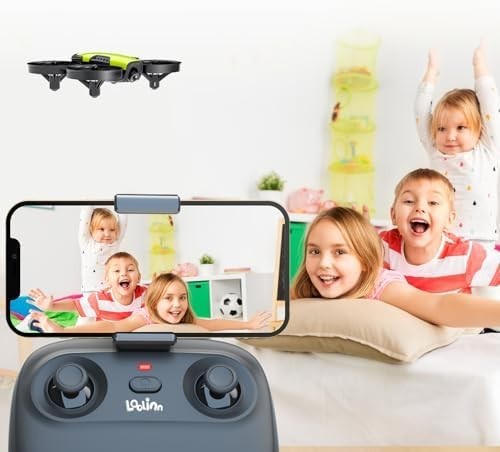 Mini Drone for Kids with Camera, 21min Flight Time, Safe RC Quadcopter Toy