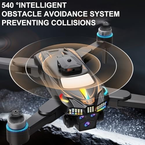 OBEST 4K Camera Drone Foldable RC Quadcopter Brushless w/ Obstacle Avoidance