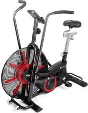 Heavy Duty Air & Magnetic Assault Bike 15-Level Resistance LCD Full-Body Trainer