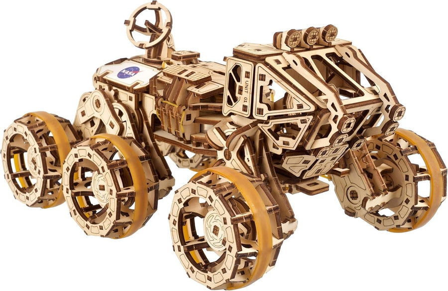 Mars Rover 3D Wooden Puzzle Mechanical Space Vehicle Model Kit