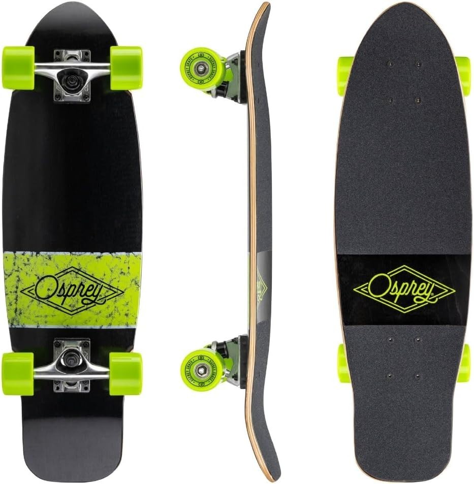 Cruiser Skateboard 27.5in Complete Maple Beginner Smooth Ride