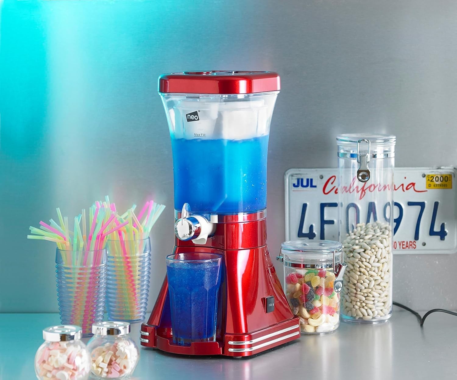 Electric Slushie Slush Maker Machine Ice Crusher Frozen Drink Blender