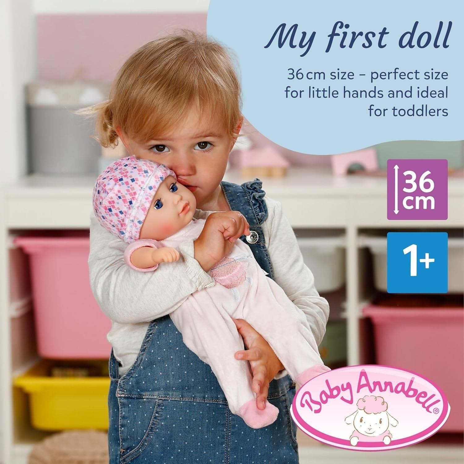 14” Soft Baby Doll Sleeping Eyes First Doll Bottle Outfit