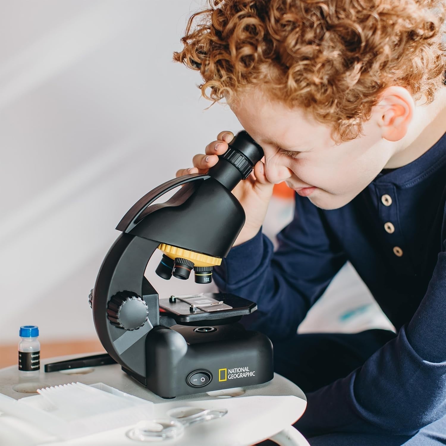 50/360 Telescope & 1200X Microscope Starter Kit with Smartphone Holder