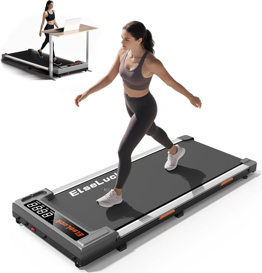 Under Desk Treadmill 2.5HP Walking Jogging Running Machine LED Display