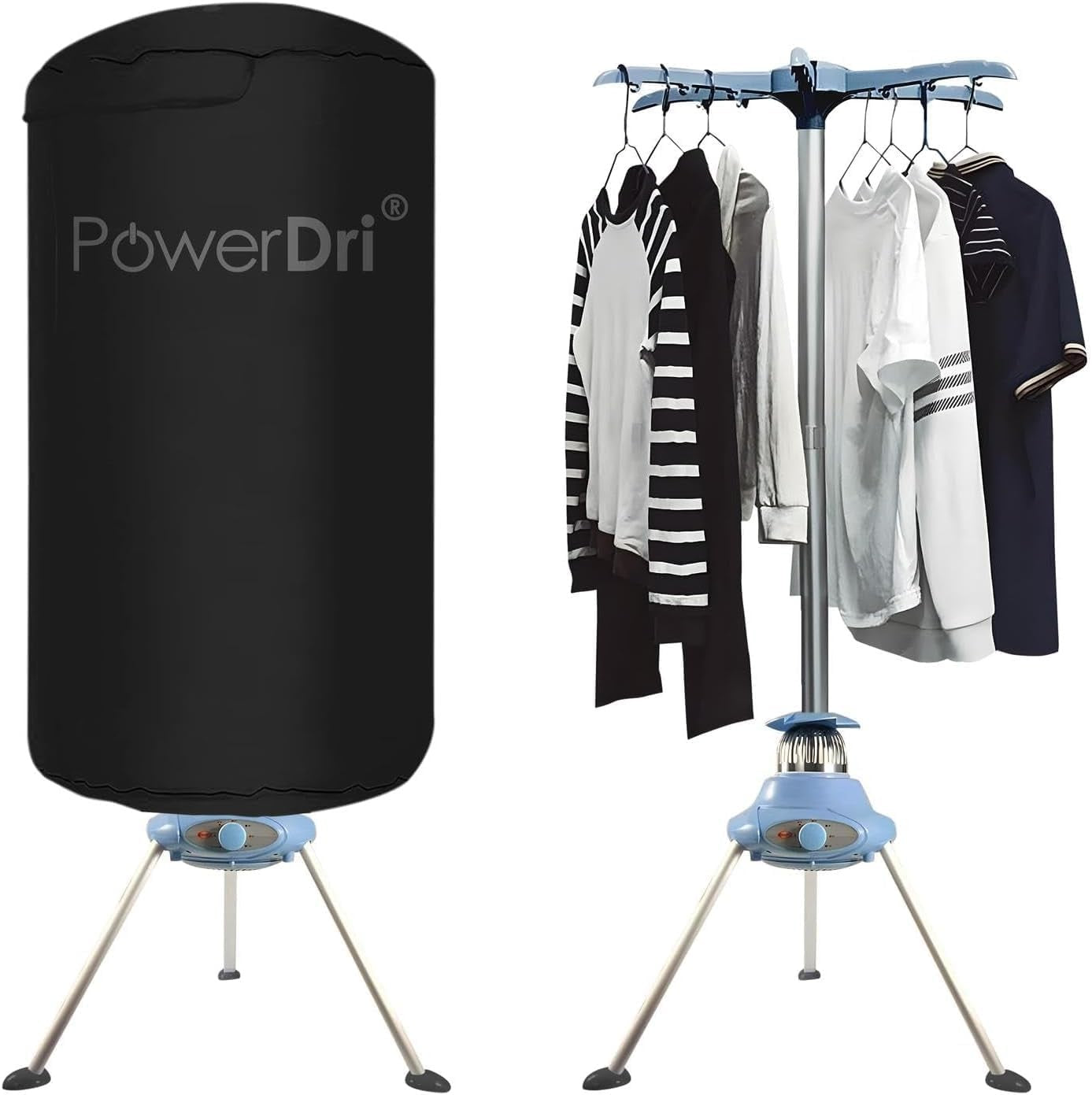 Portable Electric Clothes Dryer 1000W Hot Air Drying Pod 15kg Indoor
