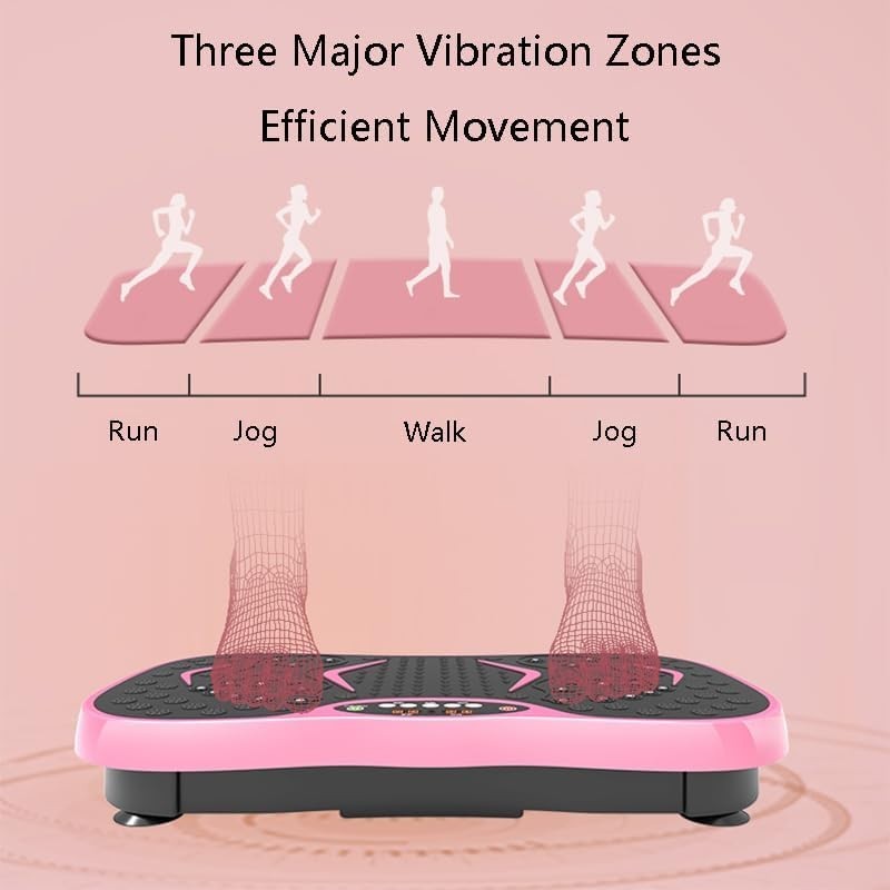 Indoor Vibration Plate Fitness Machine Foot Massage Home Workout