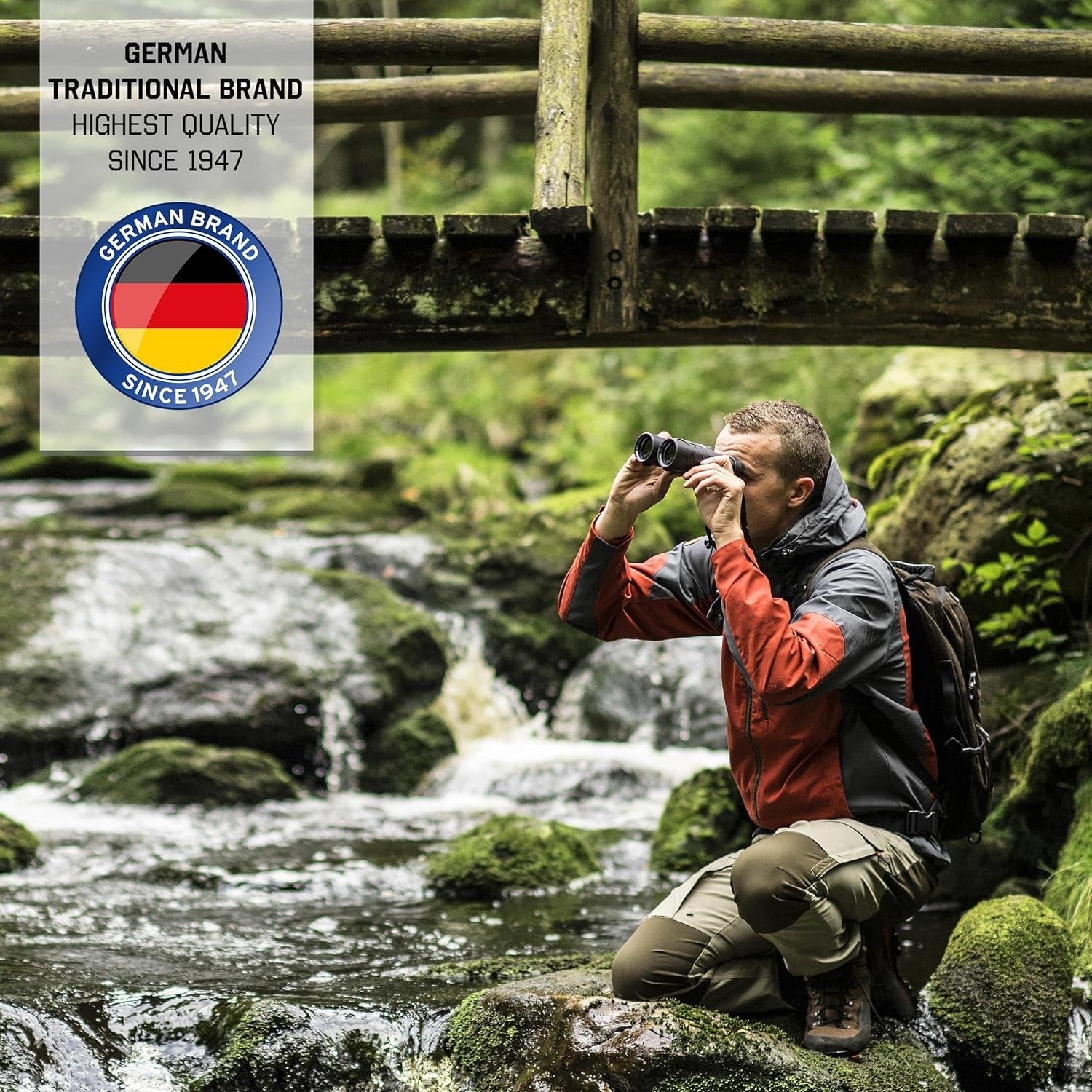 10x42 HD Waterproof Binoculars – UltraSharp Optics, Wide View, Travel & Hiking
