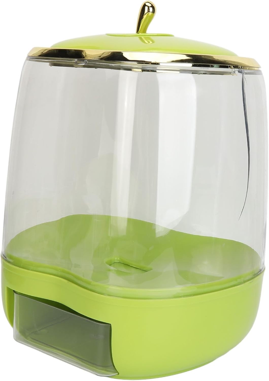 10KG Airtight Rice Storage Compartment Transparent Grain Container