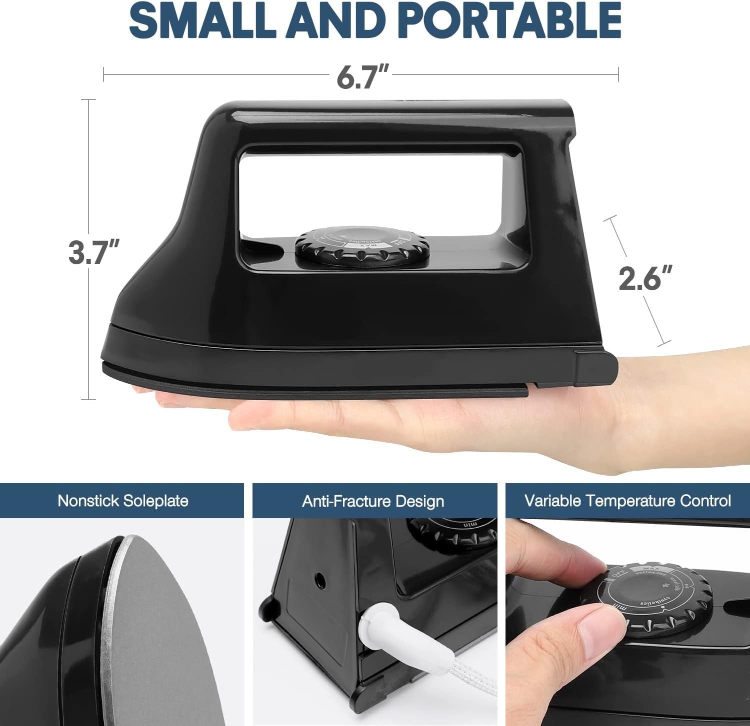 Mini Heat Press Iron Portable Craft Transfer Machine for Vinyl