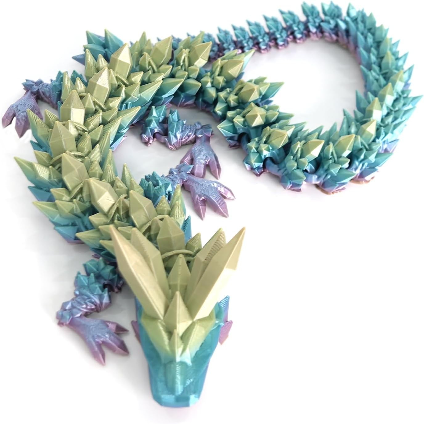 24 Inch 3D Printed Dragon Articulated Fidget Toy Fantasy Figure Gift