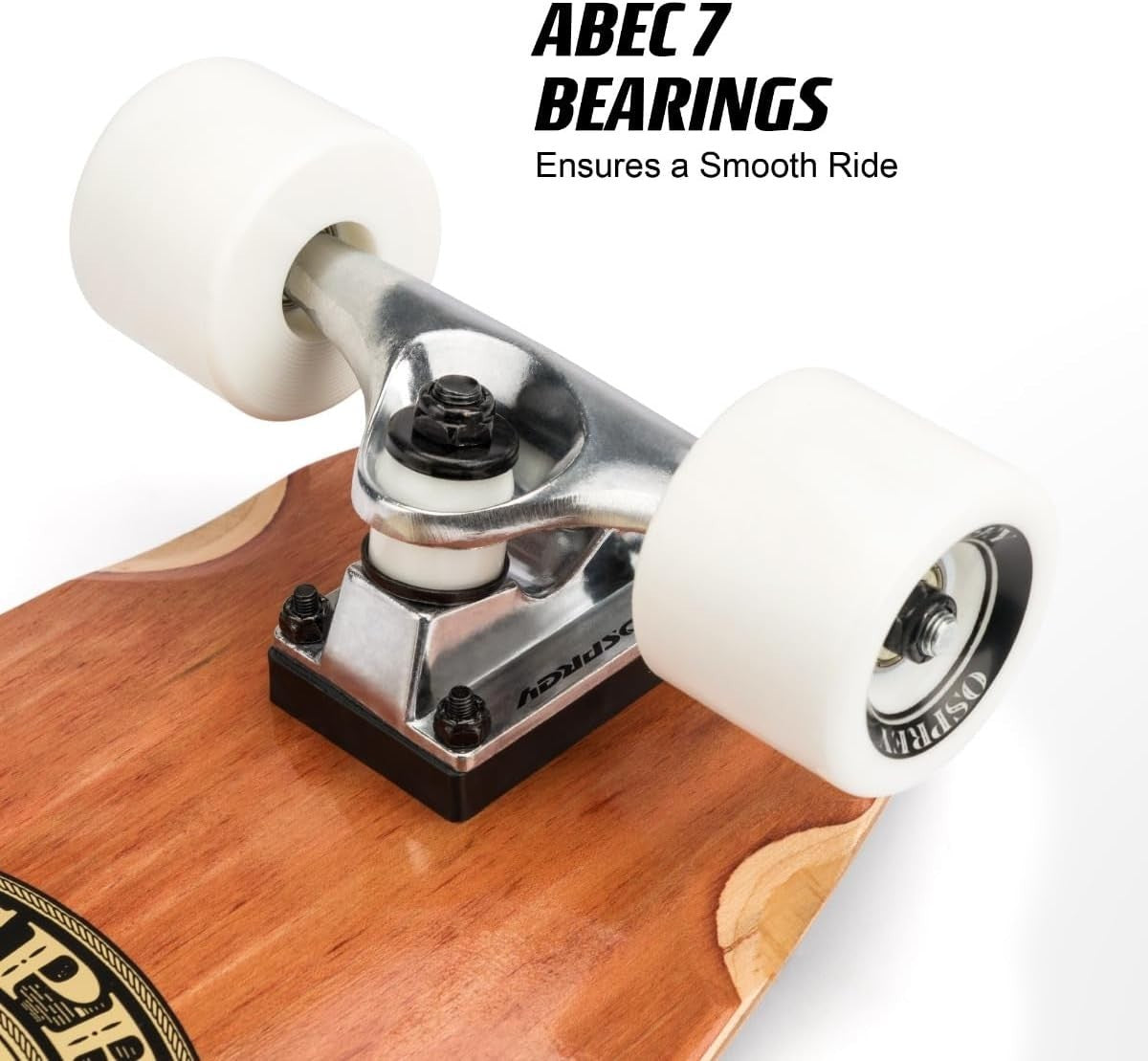 27.75in Cruiser Skateboard Complete Beginner Board 60mm Wheels