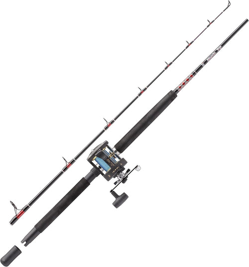 Saltwater Boat Rod & Graphite Multiplier Reel Combo 1.83m 6-7ft