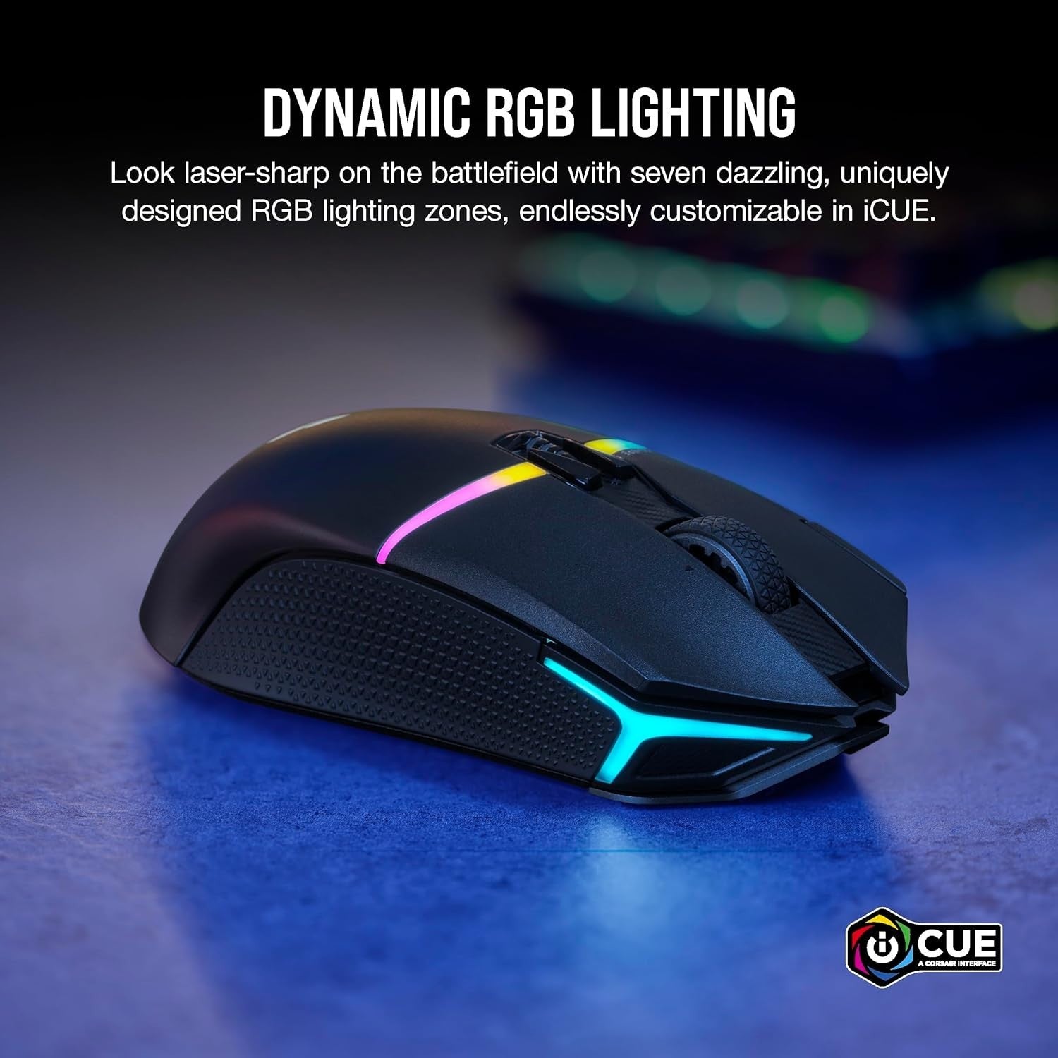 Wireless RGB Gaming Mouse 26,000 DPI Ultra-Fast 11 Buttons FPS