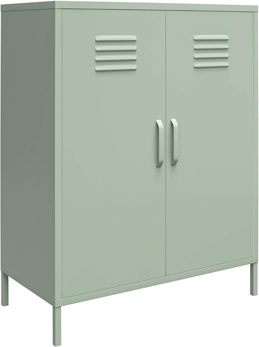 Extra Large Metal Storage Cabinet 2 Doors, Lightweight & Scratch Resistant