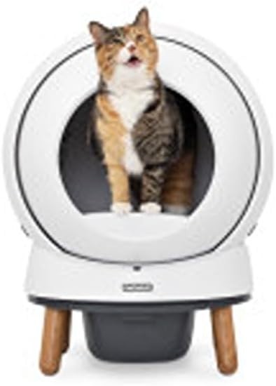 Self Cleaning Cat Litter Box Smart App Health Monitor Odor Control