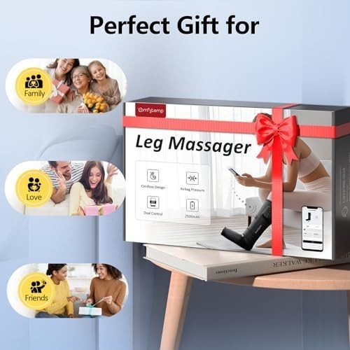Cordless Leg and Foot Massager for Pain Relief and Circulation