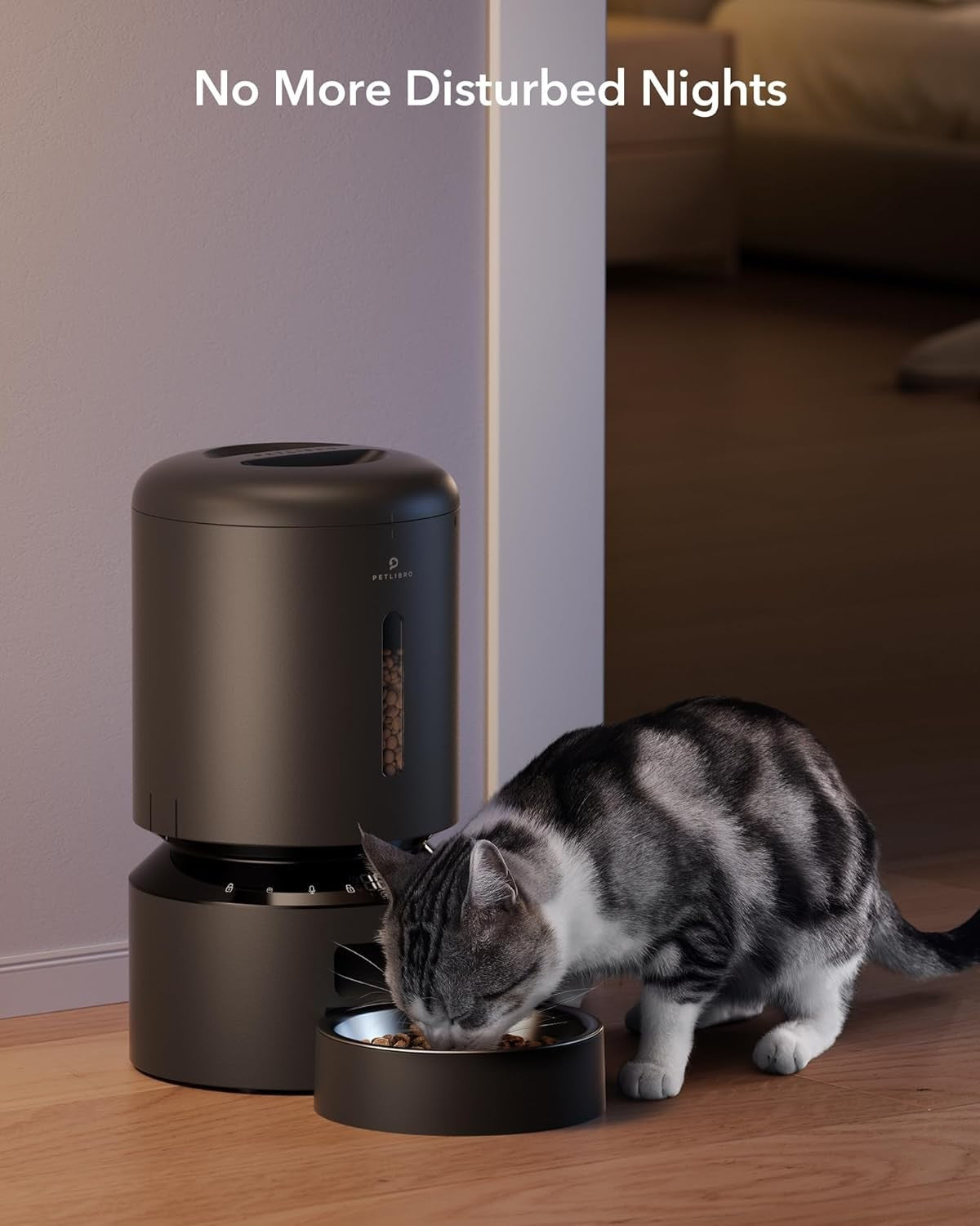 Automatic Pet Feeder 5L Dry Food Dispenser 6 Meals Portion Control