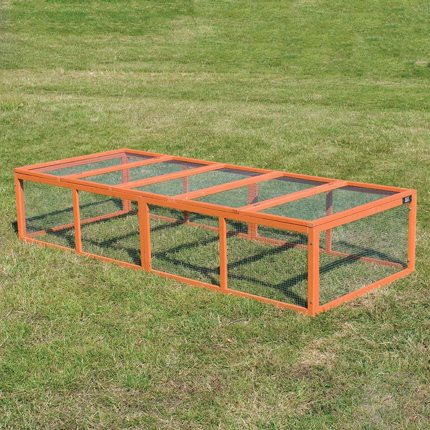 8ft Outdoor Rabbit Run Large Wooden Enclosure Secure Exercise Pen