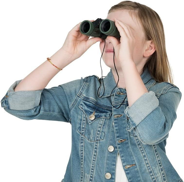 Kids 4x30 Outdoor Binoculars Shockproof Lightweight Toy for Exploring