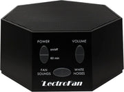 Black  Noise Machine & Fan Sounds for Sleep, Travel, and Sound Masking