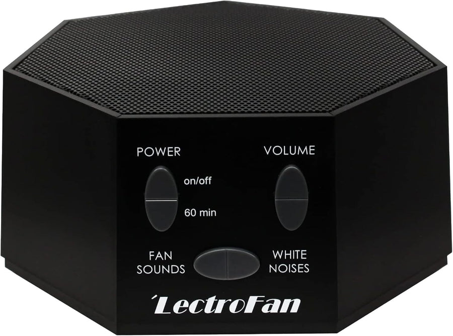Black  Noise Machine & Fan Sounds for Sleep, Travel, and Sound Masking