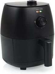 Compact Air Fryer 2L | 1150W Low-Oil Cooking, Bake Roast Fry, Easy Clean, Black